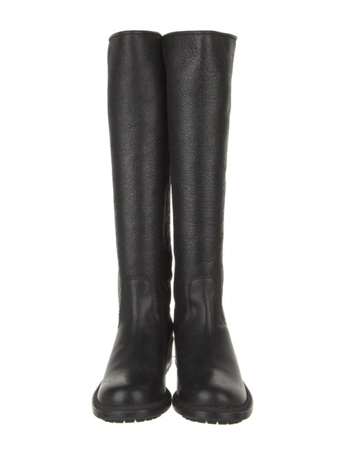 Giorgio Armani Leather Riding Boots