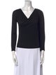 Giorgio Armani Cowl Neck Long Sleeve Top