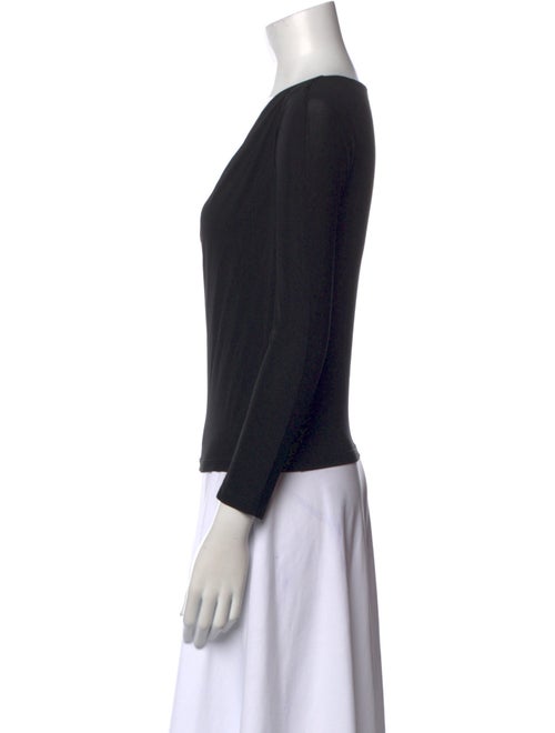 Giorgio Armani Cowl Neck Long Sleeve Top