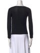 Giorgio Armani Cowl Neck Long Sleeve Top