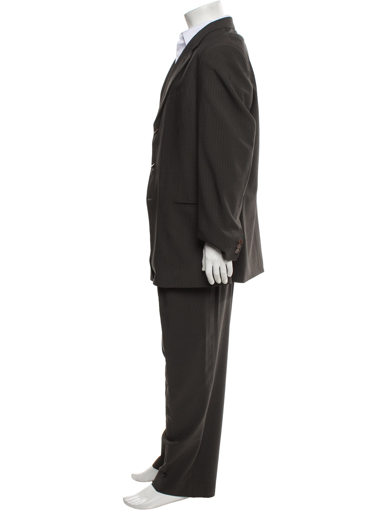 Giorgio Armani Wool Striped Two-Piece Suit