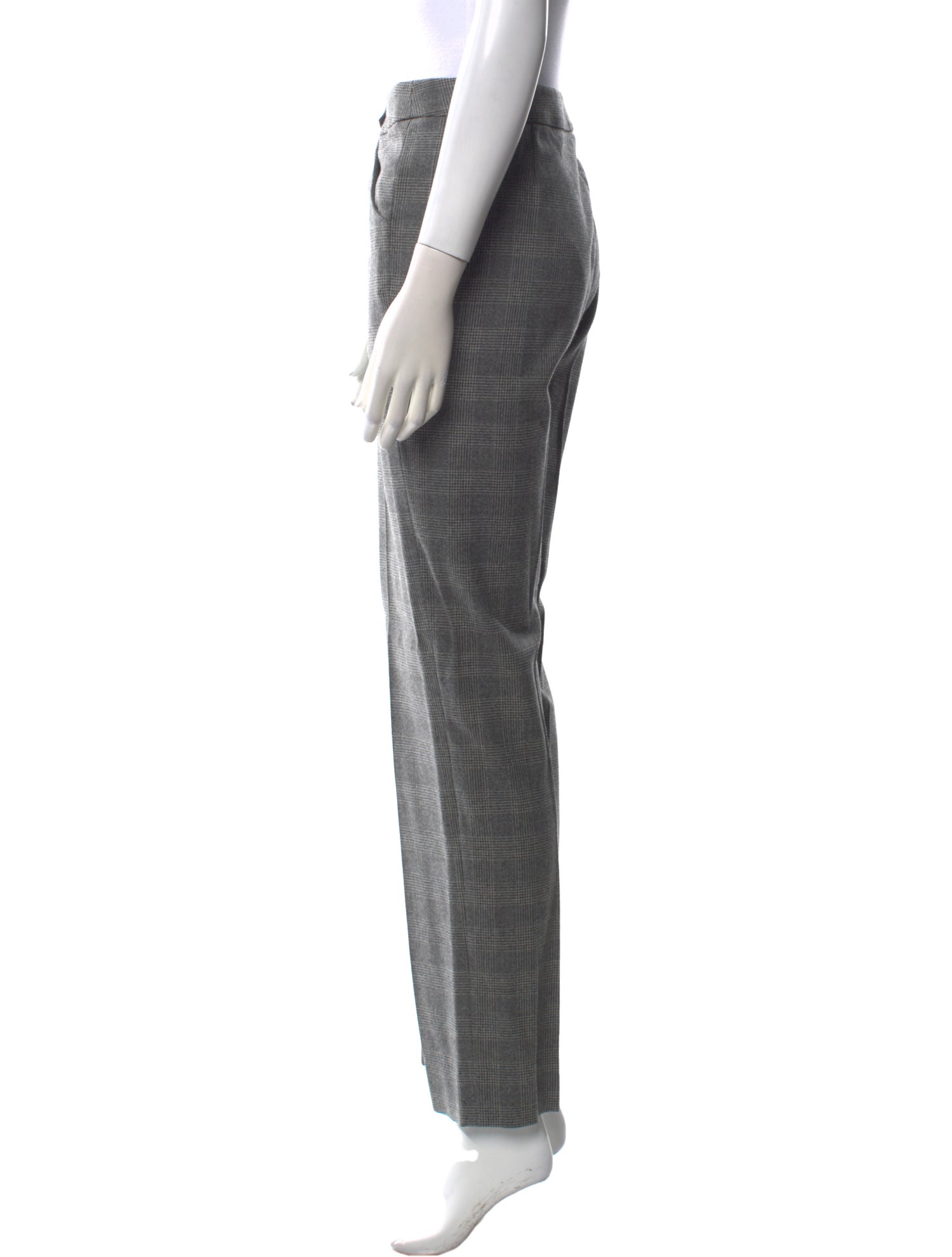 Giorgio Armani Virgin Wool Straight Leg Pants