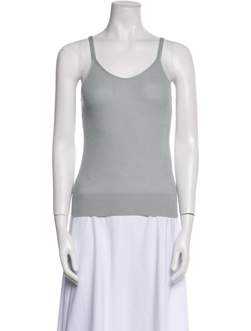 Giorgio Armani Wool Scoop Neck Top