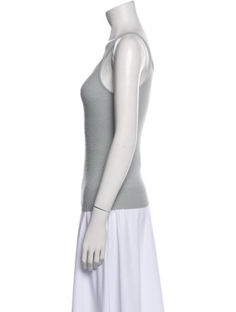 Giorgio Armani Wool Scoop Neck Top