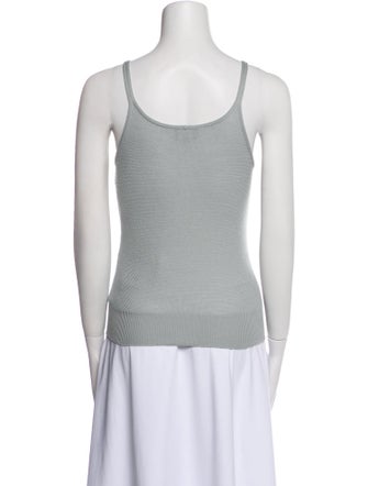 Giorgio Armani Wool Scoop Neck Top