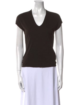 Giorgio Armani V-Neck Short Sleeve T-Shirt