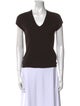 Giorgio Armani V-Neck Short Sleeve T-Shirt