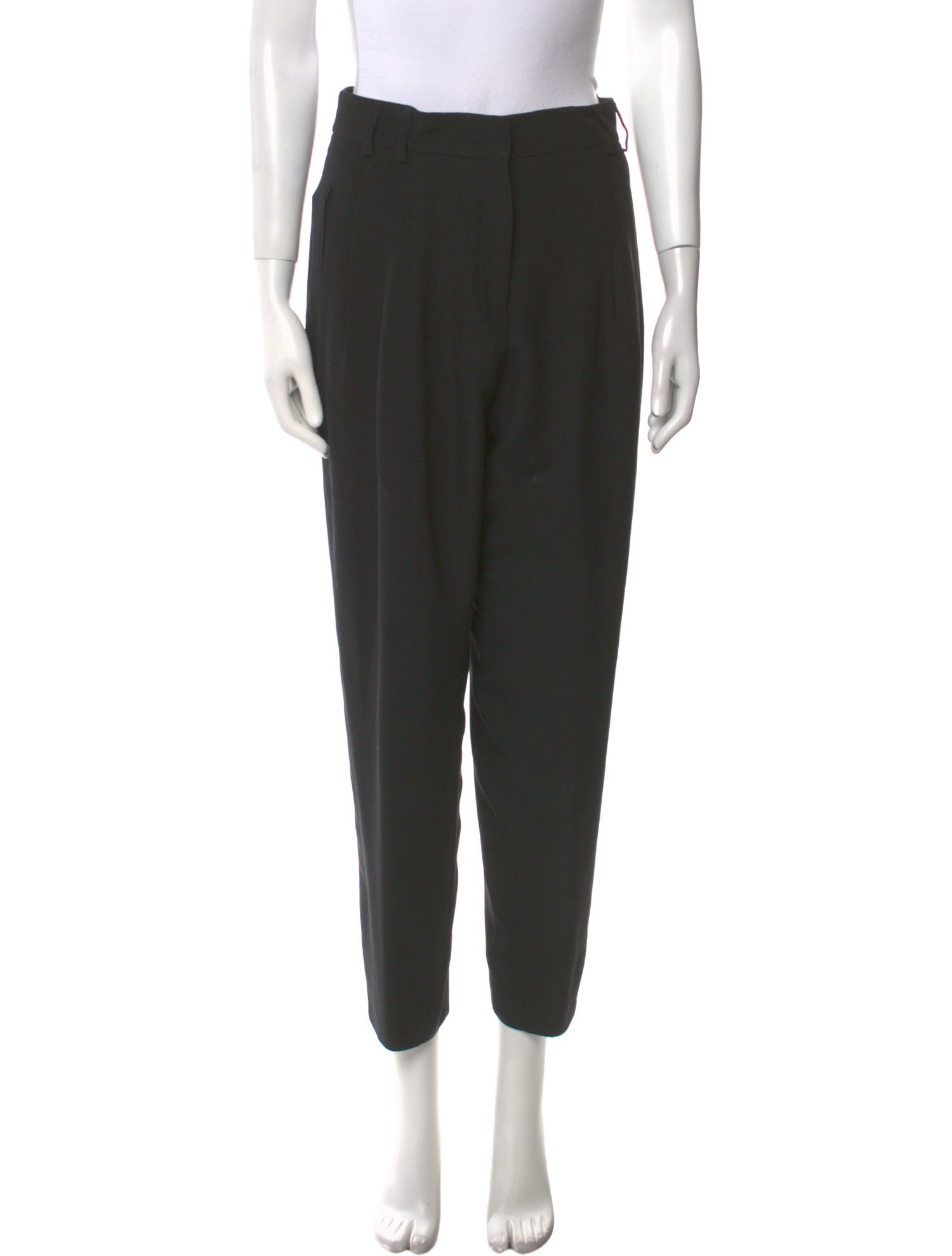 Giorgio Armani Virgin Wool Straight Leg Pants