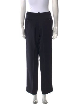 Giorgio Armani Virgin Wool Straight Leg Pants