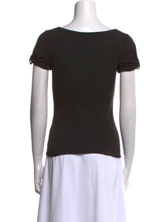 Giorgio Armani Scoop Neck Short Sleeve T-Shirt