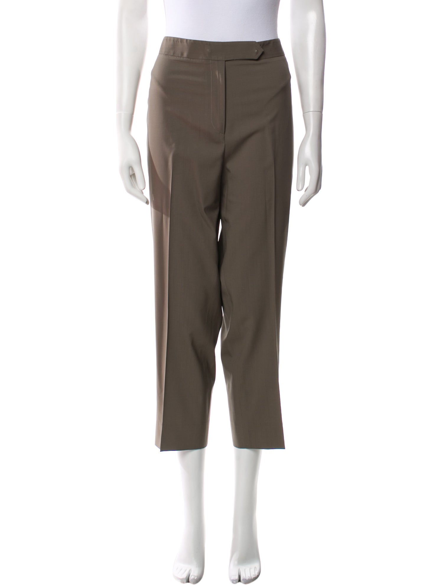 Giorgio Armani Wool Straight Leg Pants
