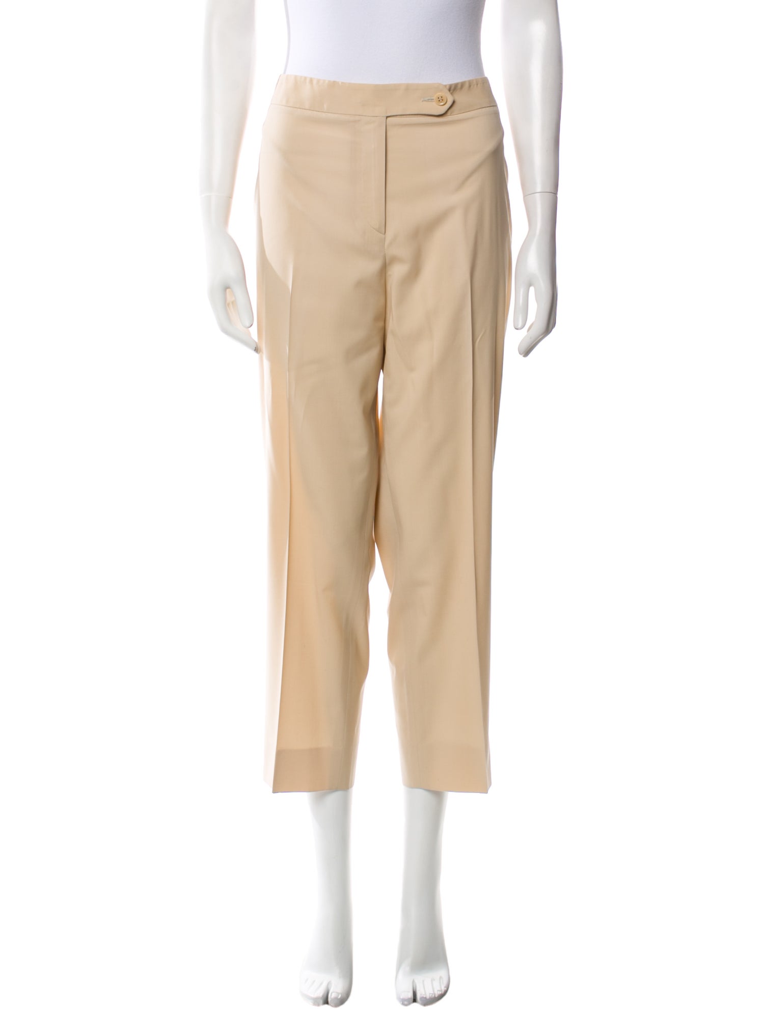Giorgio Armani Wool Straight Leg Pants