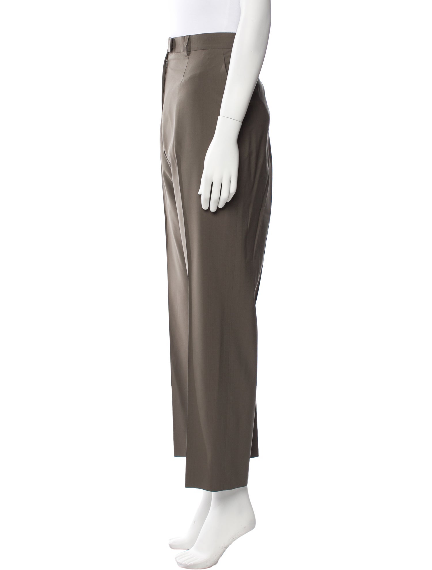 Giorgio Armani Wool Straight Leg Pants