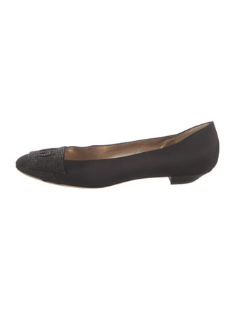 Giorgio Armani Satin Flats