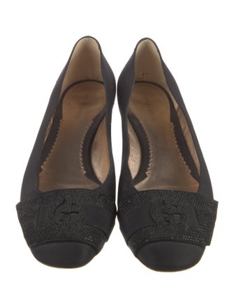 Giorgio Armani Satin Flats