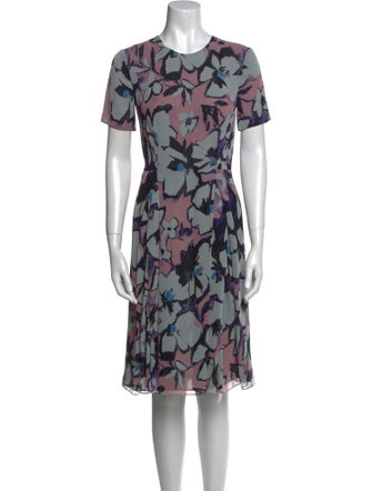 Giorgio Armani Silk Knee-Length Dress