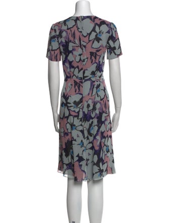 Giorgio Armani Silk Knee-Length Dress