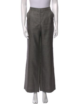 Giorgio Armani Virgin Wool Wide Leg Pants