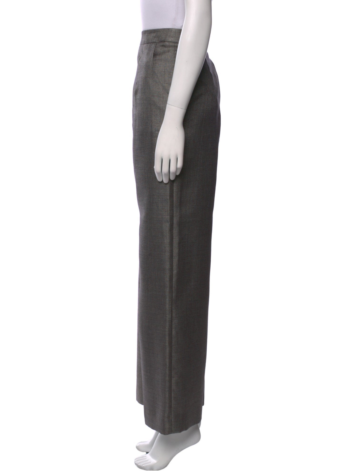 Giorgio Armani Virgin Wool Wide Leg Pants