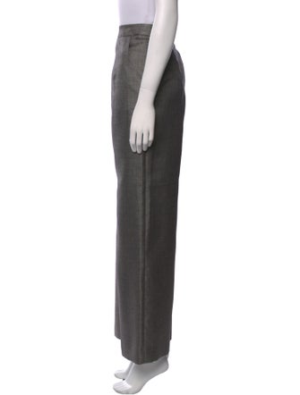 Giorgio Armani Virgin Wool Wide Leg Pants