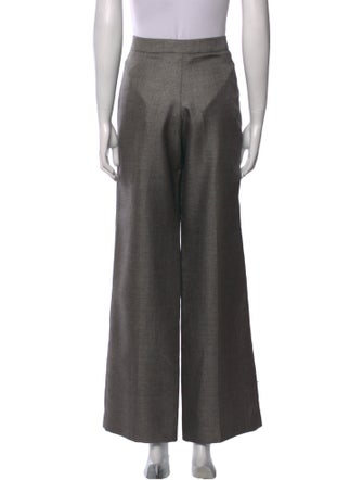 Giorgio Armani Virgin Wool Wide Leg Pants
