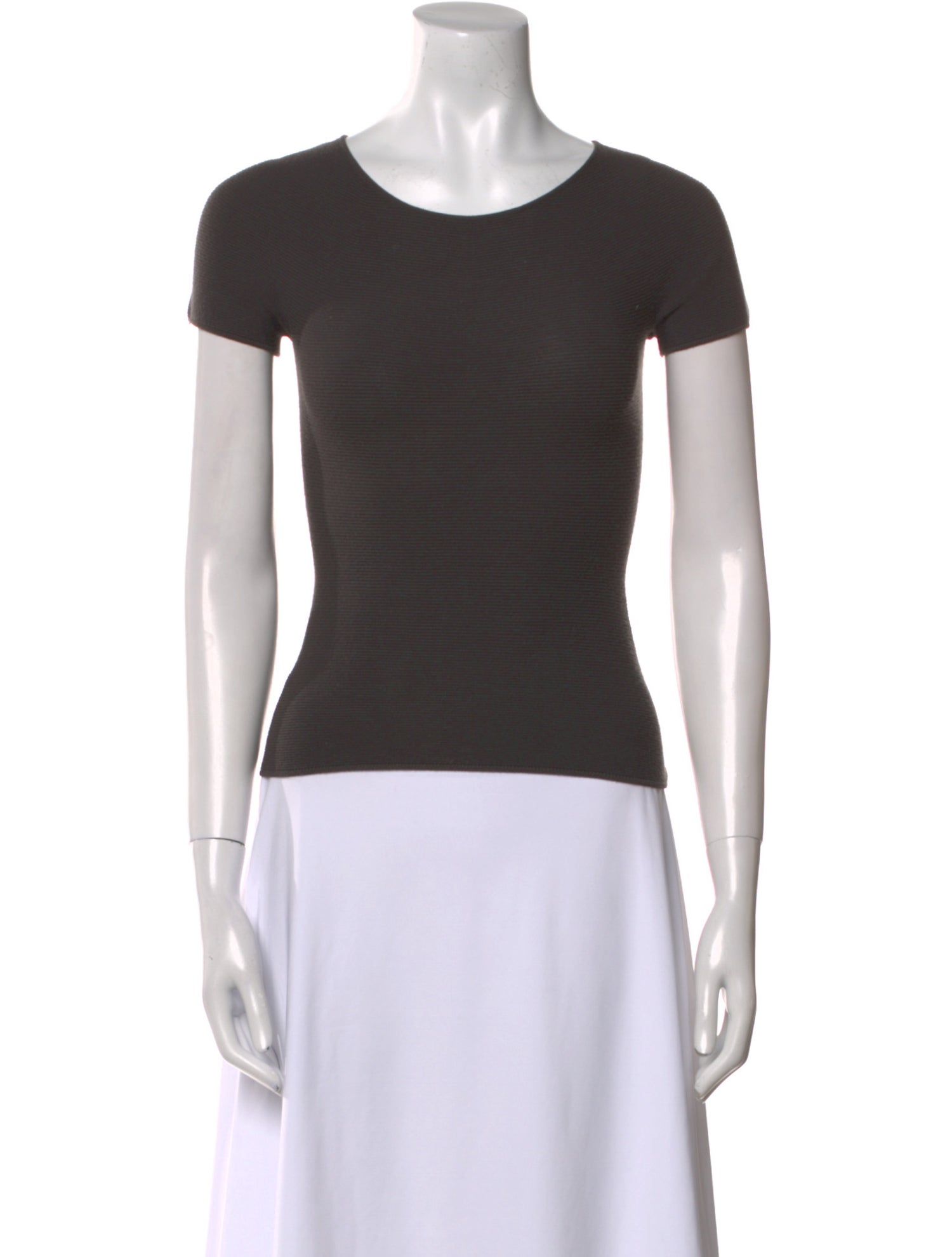 Giorgio Armani Scoop Neck Short Sleeve T-Shirt