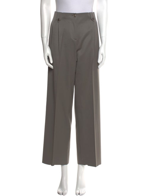 Giorgio Armani Virgin Wool Wide Leg Pants