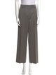 Giorgio Armani Virgin Wool Wide Leg Pants