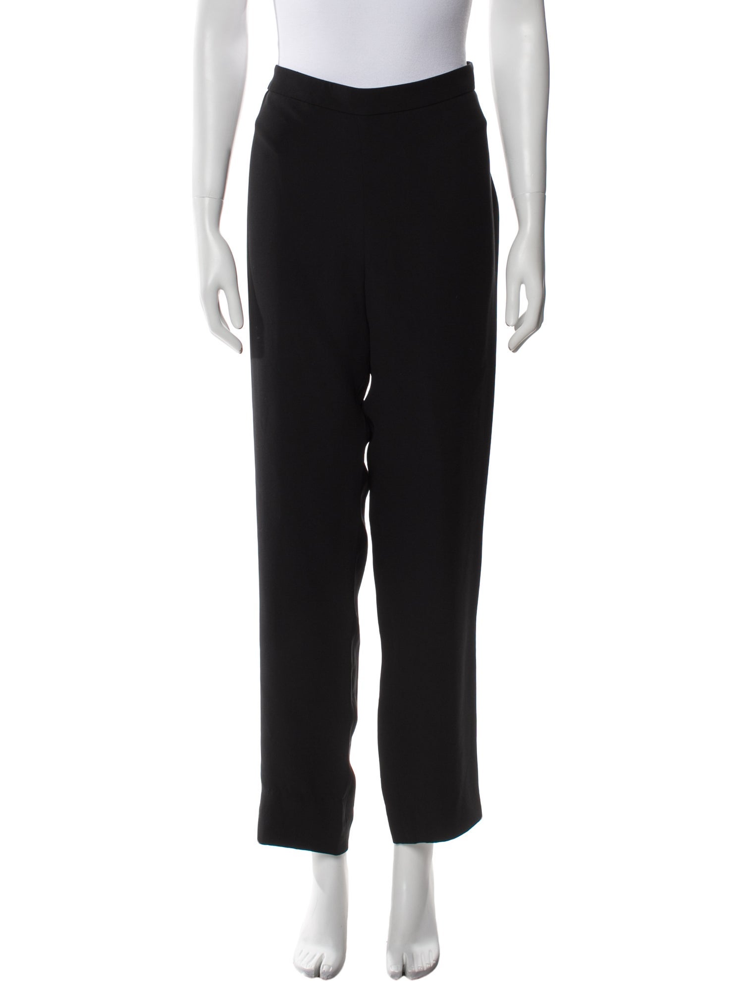 Giorgio Armani Silk Straight Leg Pants
