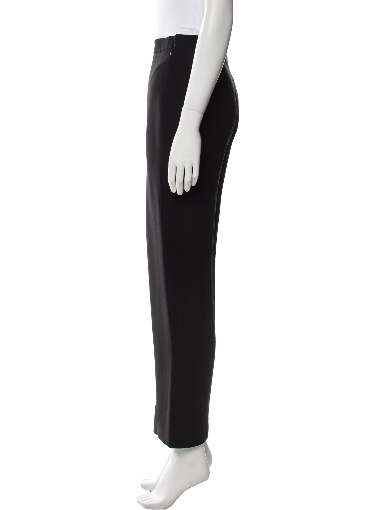 Giorgio Armani Silk Straight Leg Pants