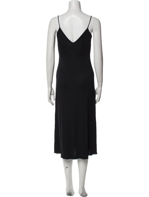 Giorgio Armani V-Neck Midi Length Dress