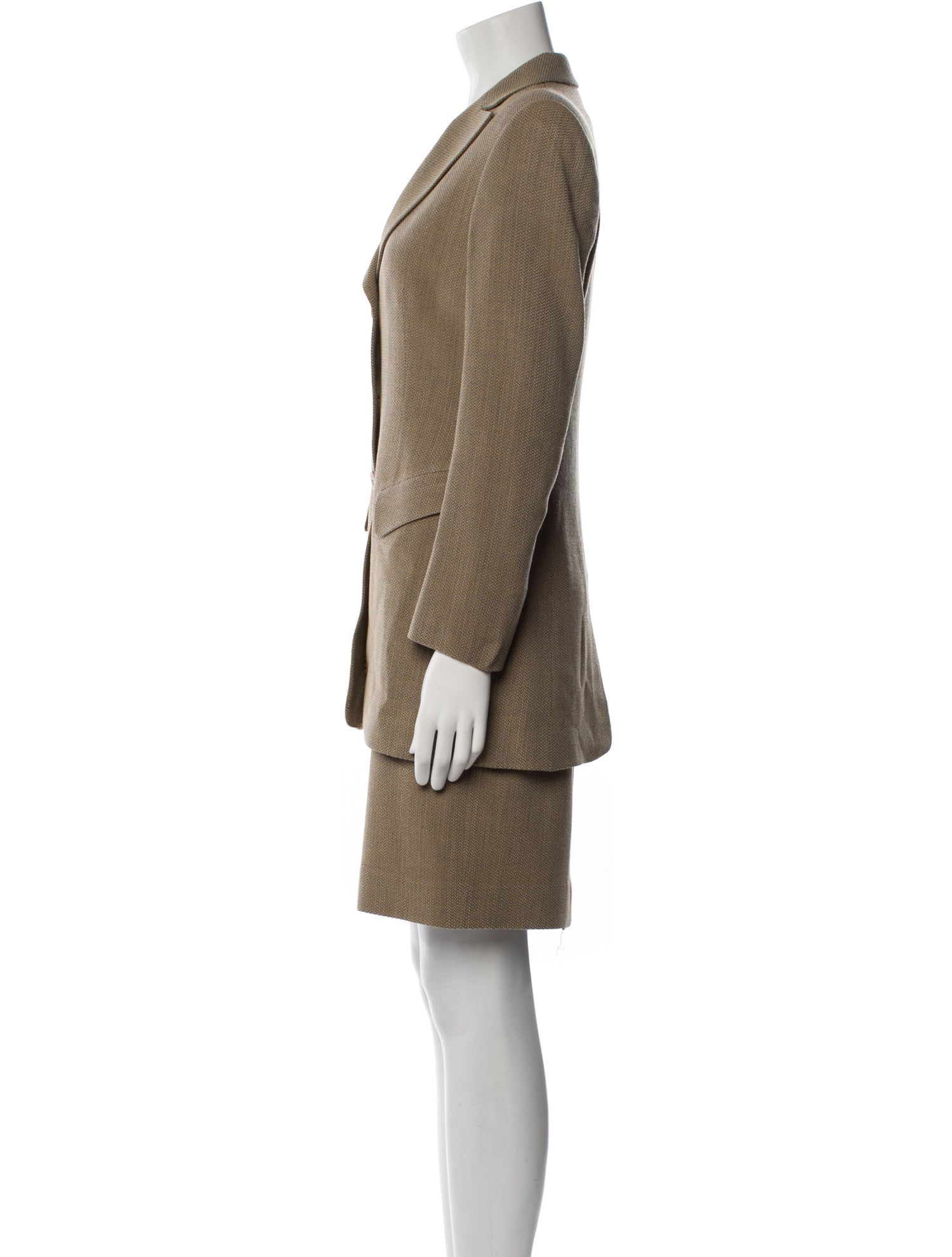 Giorgio Armani Virgin Wool Skirt Suit