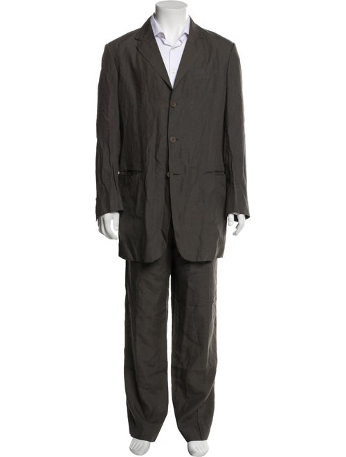 Giorgio Armani Linen Striped Two-Piece Suit