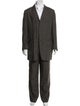 Giorgio Armani Linen Striped Two-Piece Suit