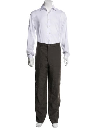 Giorgio Armani Linen Striped Two-Piece Suit