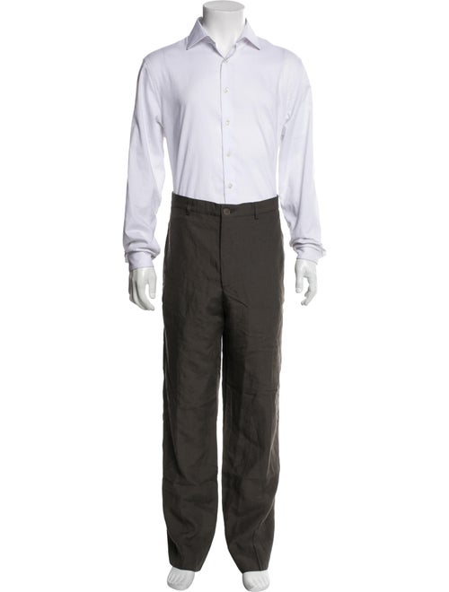 Giorgio Armani Linen Striped Two-Piece Suit