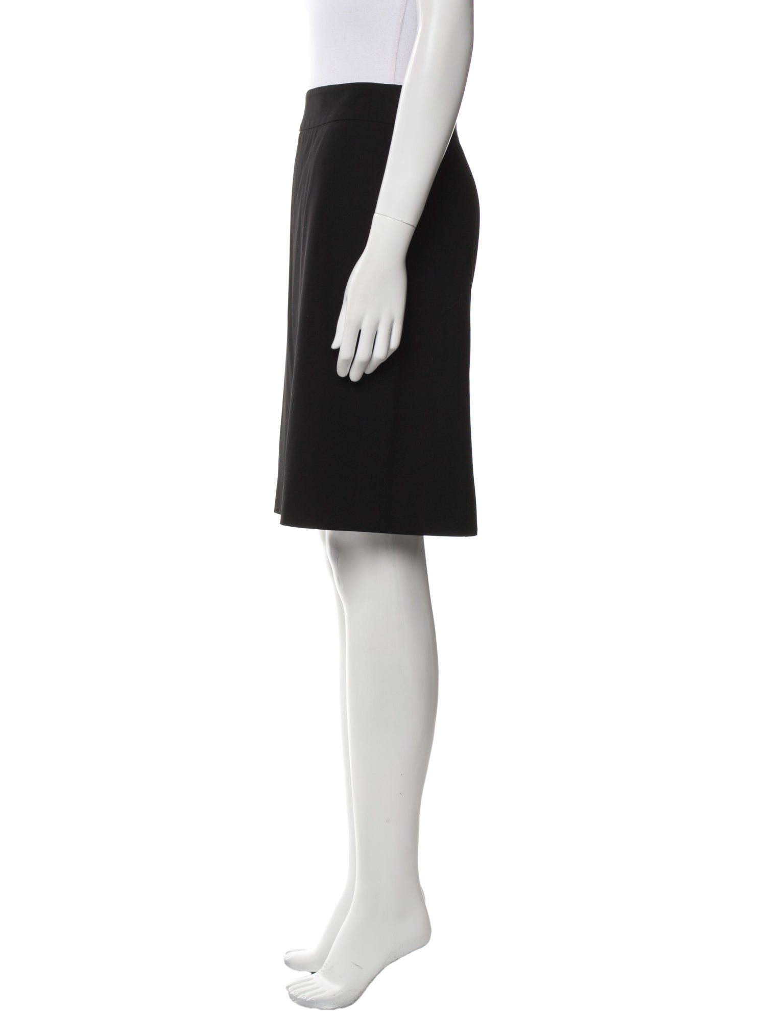 Giorgio Armani Virgin Wool Knee-Length Skirt