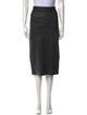 Giorgio Armani Lamb Leather Midi Length Skirt