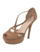 Giorgio Armani Suede T-Strap Pumps