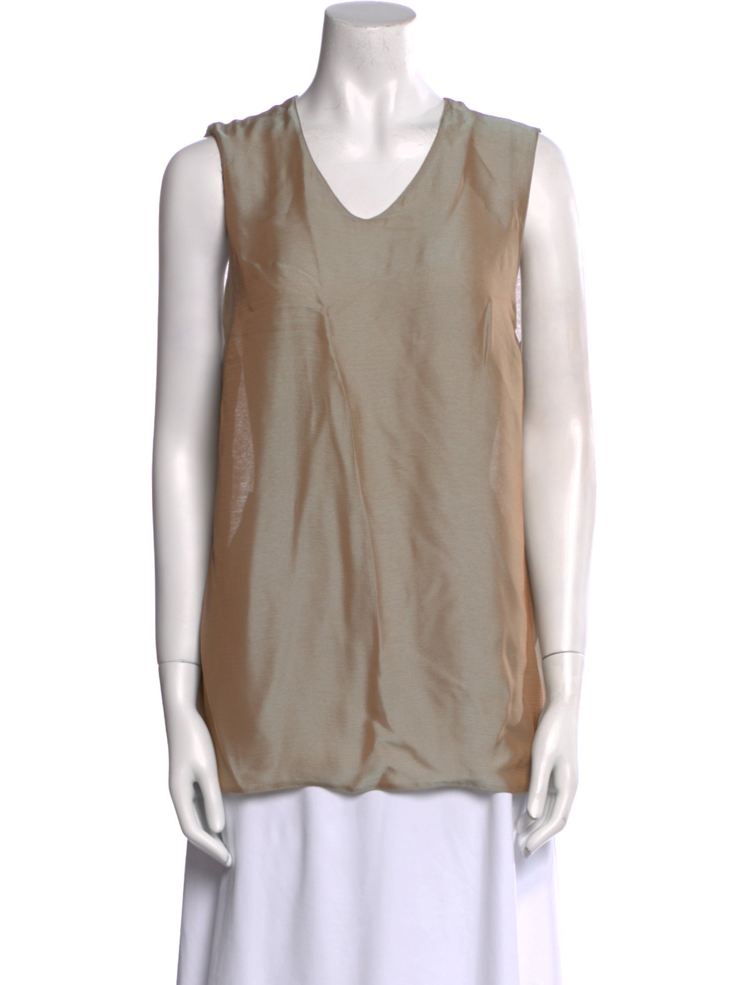 Giorgio Armani Scoop Neck Sleeveless Top