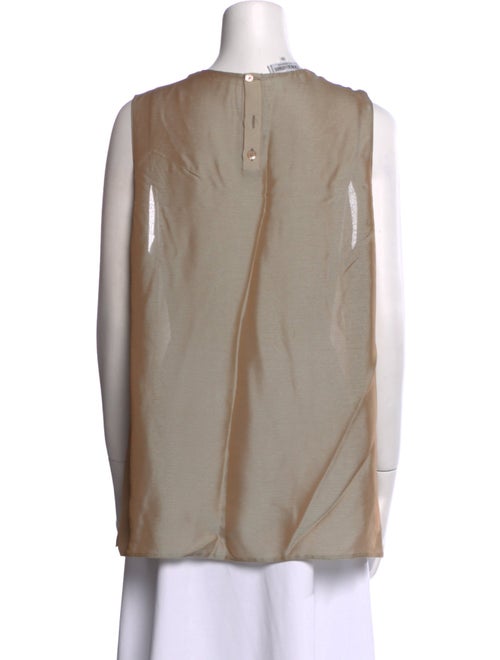 Giorgio Armani Scoop Neck Sleeveless Top