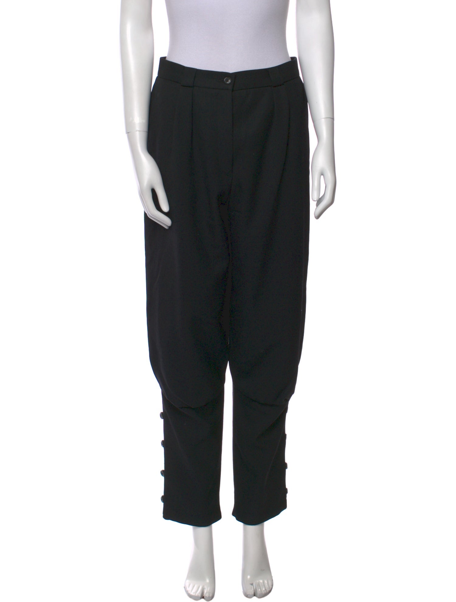 Giorgio Armani Wool Straight Leg Pants