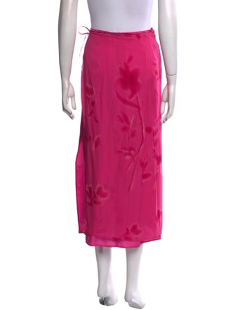 Giorgio Armani Silk Midi Length Skirt