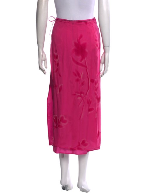 Giorgio Armani Silk Midi Length Skirt