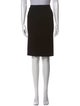 Giorgio Armani Pleated Accents Knee-Length Skirt