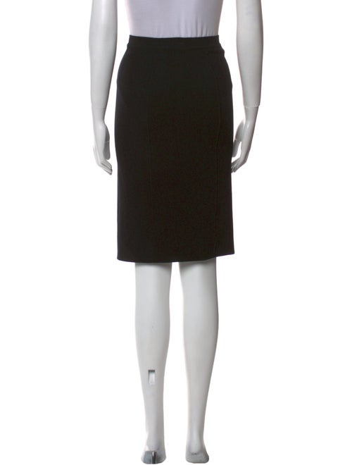 Giorgio Armani Pleated Accents Knee-Length Skirt