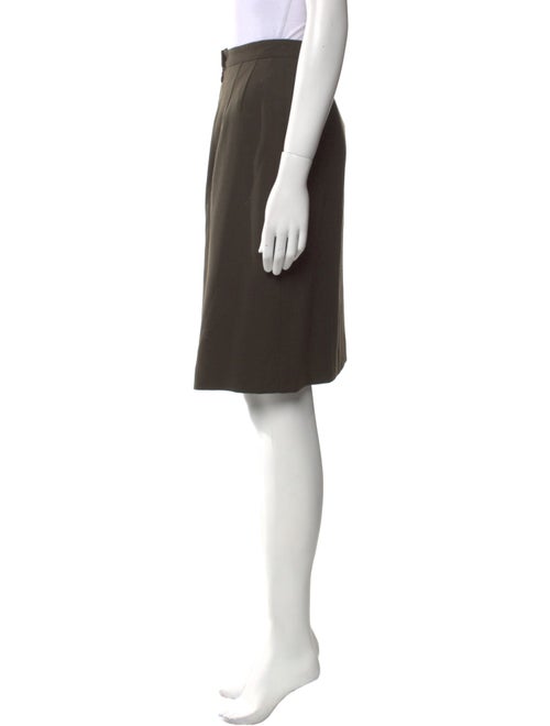 Giorgio Armani Virgin Wool Knee-Length Skirt