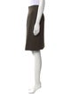 Giorgio Armani Virgin Wool Knee-Length Skirt