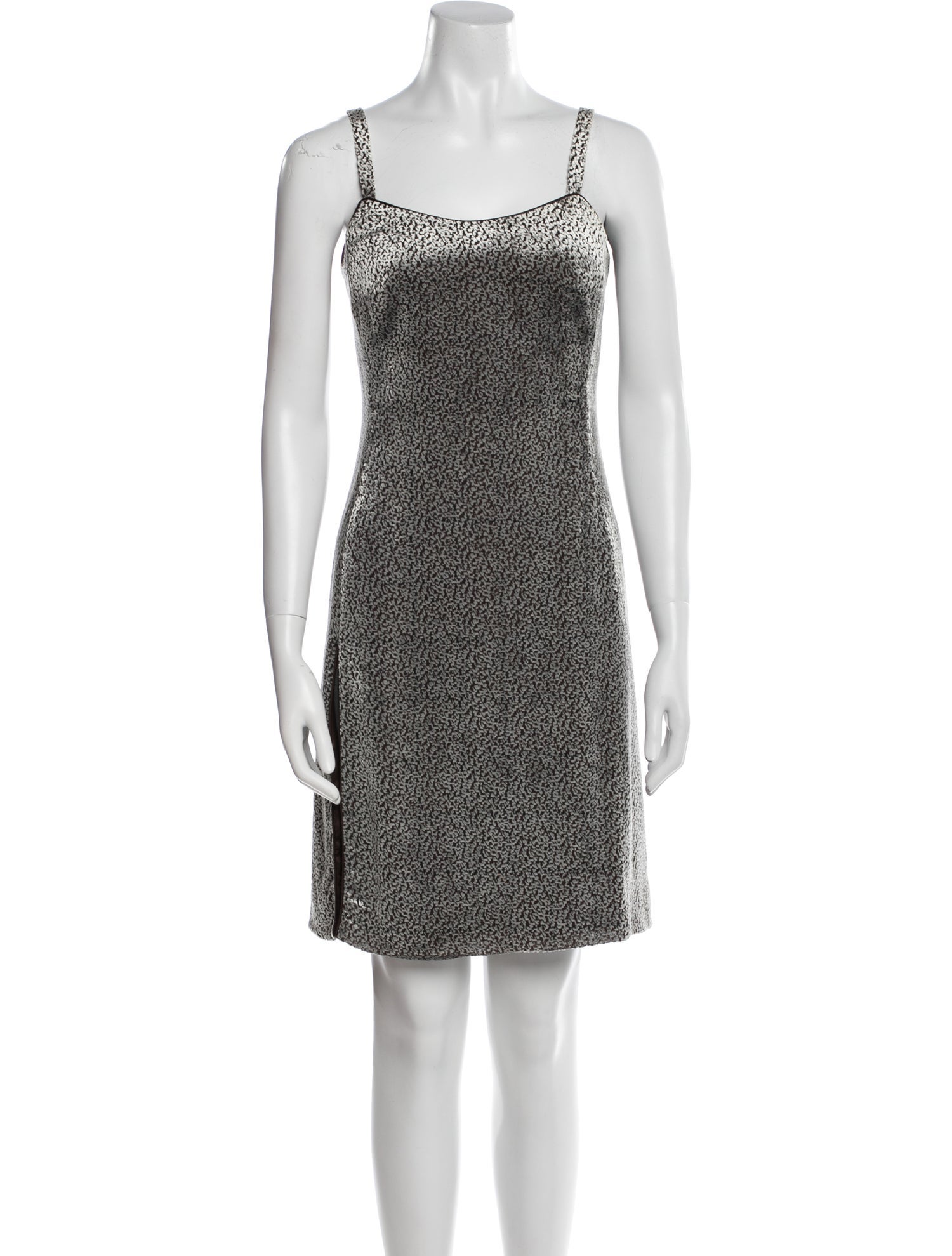 Giorgio Armani Square Neckline Knee-Length Dress