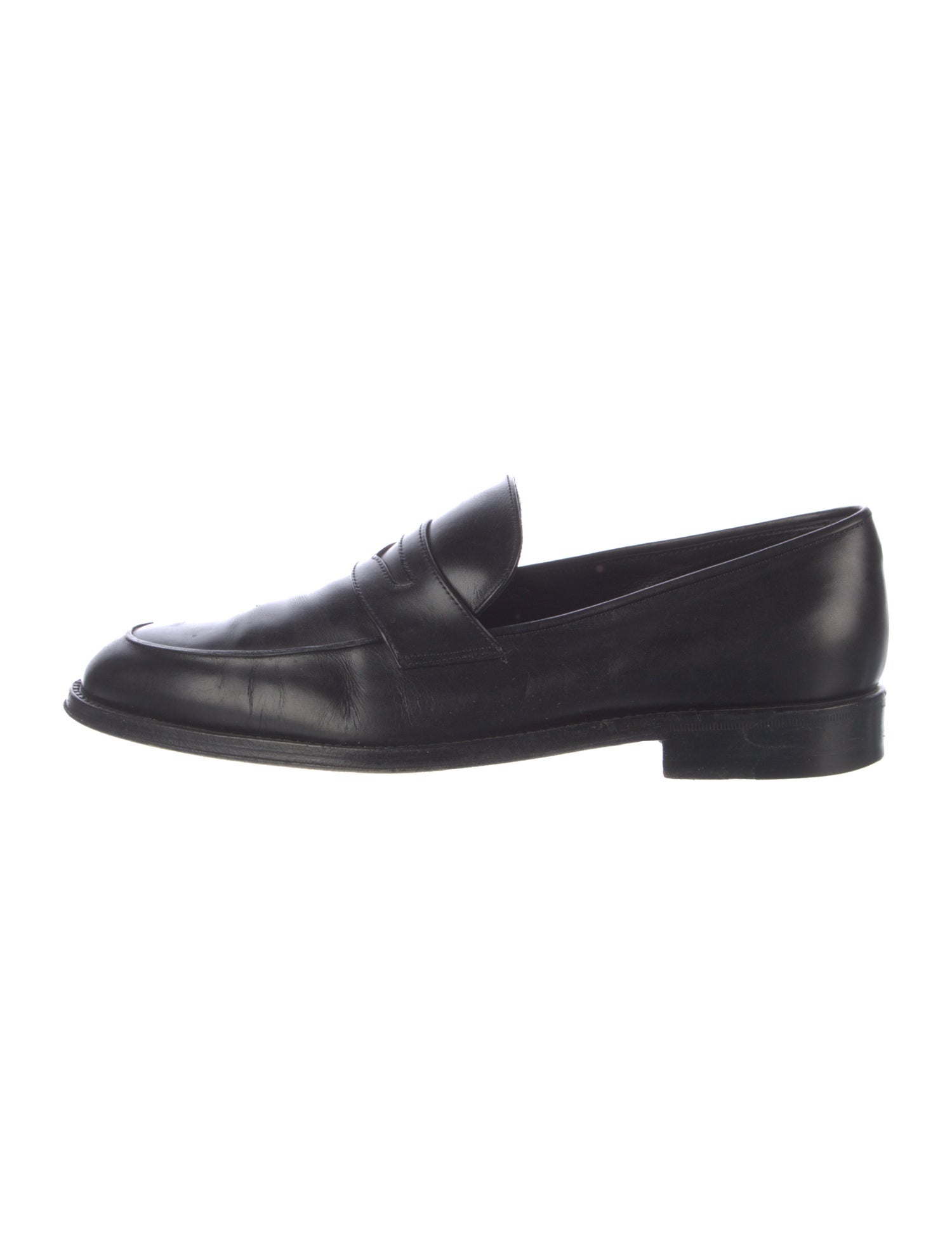 Giorgio Armani Leather Dress Loafers
